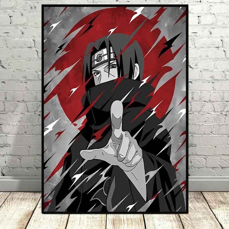 Poster Itachi Uchiha – Naruto A4 Décoration Murale Anime