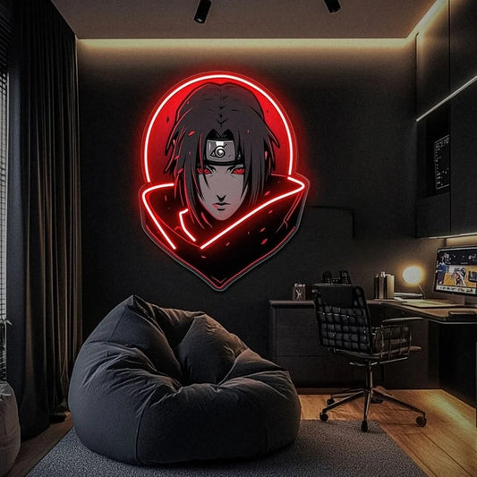 Néon LED Itachi Uchiha – Décoration Naruto