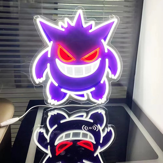 Néon LED Ectoplasma – Décoration Pokemon