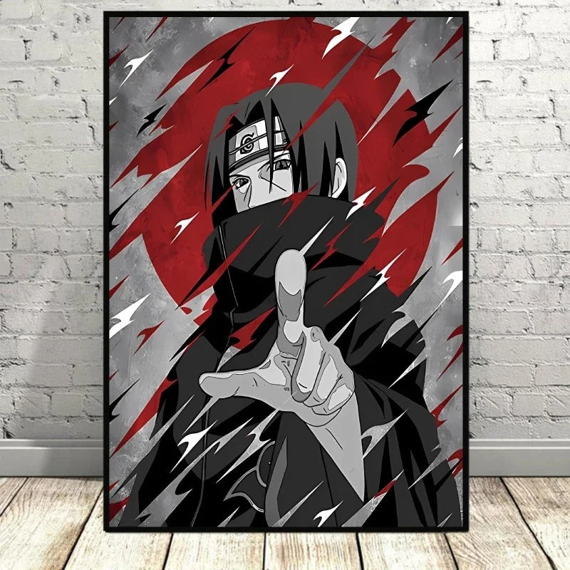 Poster Itachi Uchiha – Naruto A4 Décoration Murale Anime