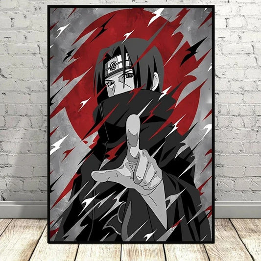 Poster Itachi Uchiha – Naruto A4 Décoration Murale Anime